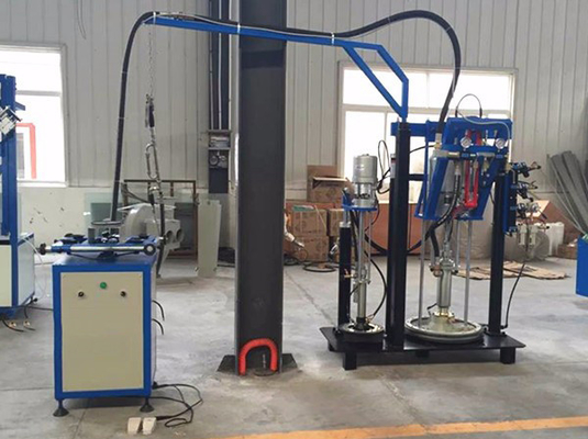 China Double Glass Sealing Machine With Rotating Table For Any Size Hollow Glass Sealant supplier